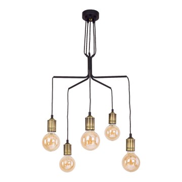 Jupiter 1706 - Chandelier on a string BORNEO 5xE27/60W/230V