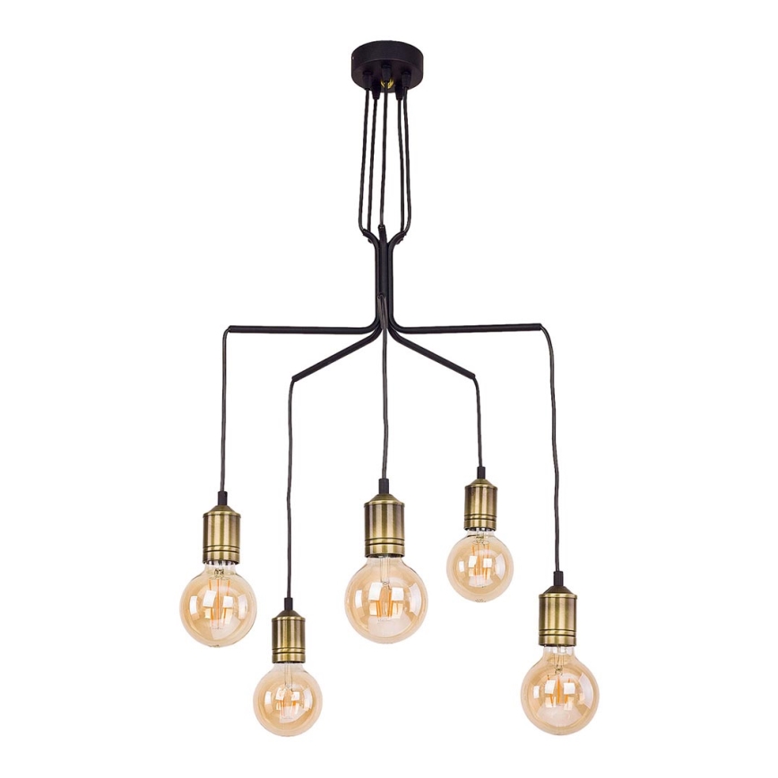 Jupiter 1706 - Chandelier on a string BORNEO 5xE27/60W/230V