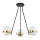 Jupiter 1709 - Pendant chandelier ELFA 3xE14/40W/230V brass