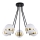 Jupiter 1710 - Pendant chandelier ELFA 5xE14/40W/230V brass