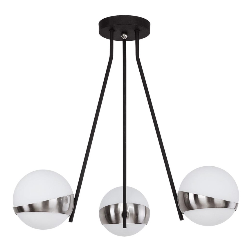 Jupiter 1714 - Chandelier on a pole ELFA 3xE14/40W/230V shiny chrome
