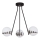 Jupiter 1714 - Chandelier on a pole ELFA 3xE14/40W/230V shiny chrome