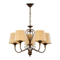 Jupiter 1751 - Chandelier on a chain SOFIA 5xE27/60W/230V