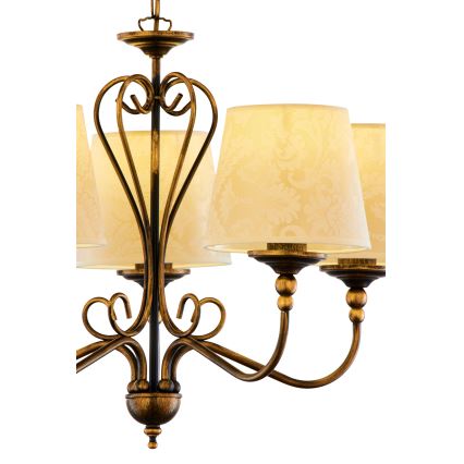 Jupiter 1751 - Chandelier on a chain SOFIA 5xE27/60W/230V