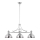 Jupiter 1789 - PT3 - Pendant chandelier PLATINO 3xE27/60W/230V silver