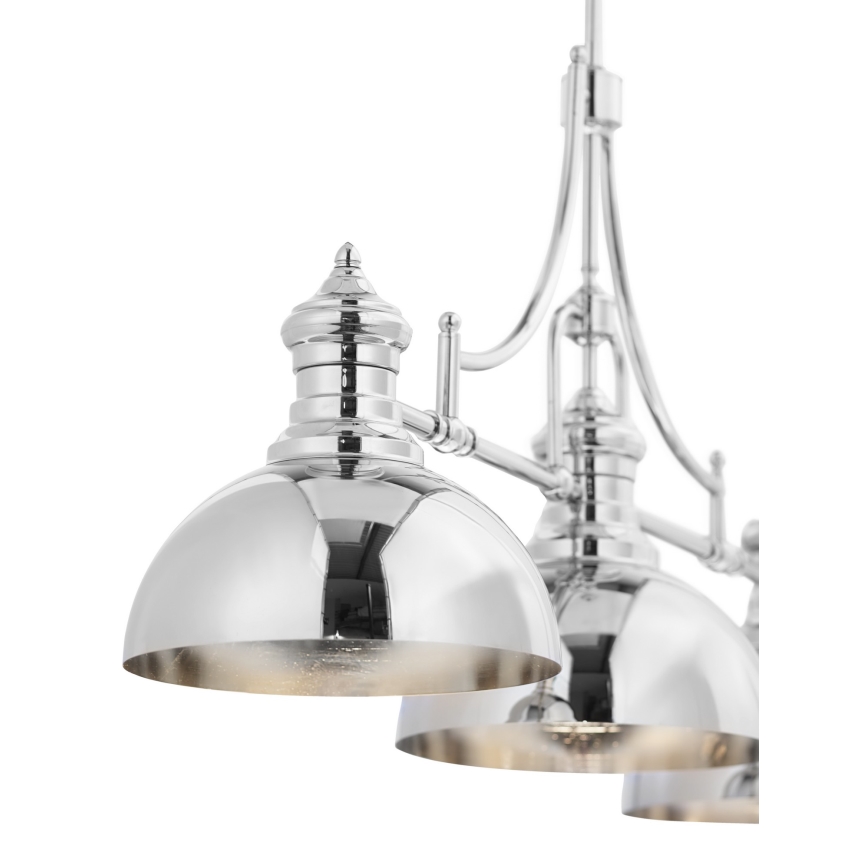 Jupiter 1789 - PT3 - Pendant chandelier PLATINO 3xE27/60W/230V silver