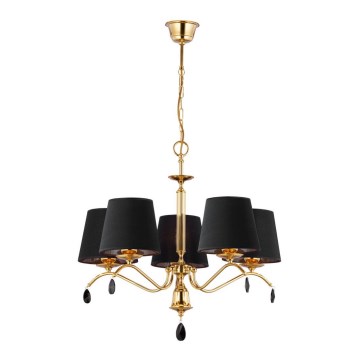 Jupiter 1795 - EG5 - Chandelier on a chain EDIGA 5xE27/60W/230V