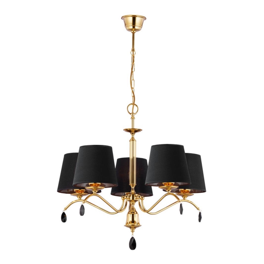 Jupiter 1795 - EG5 - Chandelier on a chain EDIGA 5xE27/60W/230V