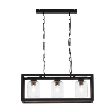 Jupiter 1805 - MC3 - Chandelier on a chain MACARI 3xE27/60W/230V black