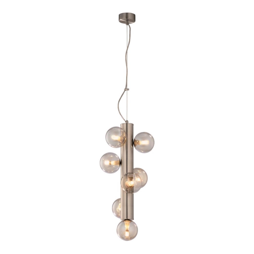 Jupiter 1808 - GO7 - Chandelier on a string GRONO 7xG9/28W/230V