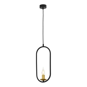 Jupiter 1809 - PI1 E14 - Chandelier on a string PONTI 1xE14/40W/230V black