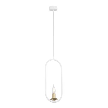 Jupiter 1813 - PI1 E14 - Chandelier on a string PONTI 1xE14/40W/230V white