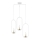 Jupiter 1814 - PI3 E14 - Chandelier on a string PONTI 3xE14/40W/230V white