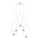Jupiter 1815 - PI5 E14 - Chandelier on a string PONTI 5xE14/40W/230V white