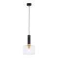 Jupiter 1846 - VA1 - Chandelier on a string VANES 1xE27/60W/230V brass/black