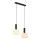 Jupiter 1853 - VA2 - Chandelier on a string VANES 2xE27/60W/230V golden/black
