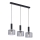 Jupiter 1860 - VA3 - Chandelier on a string VANES 3xE27/60W/230V silver/black