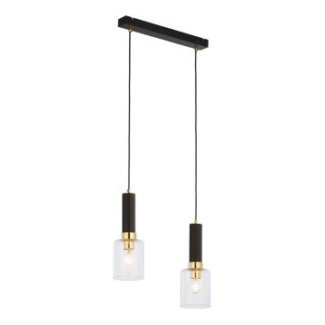 Jupiter 1865 - TU2 - Chandelier on a string TULUZA 2xE27/60W/230V gold