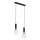 Jupiter 1865 - TU2 - Chandelier on a string TULUZA 2xE27/60W/230V gold