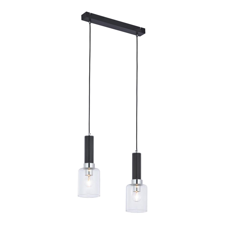 Jupiter 1868 - TU2 - Chandelier on a string TULUZA 2xE27/60W/230V silver