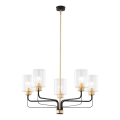 Jupiter 1882 - CERES Rod-Mounted Chandelier 5xE27/15W/230V Gold/Black