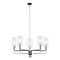 Jupiter 1884 - CERES Rod Chandelier 5xE27/15W/230V Matte Chrome/Black