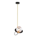 Jupiter 1890 - Chandelier on a pole PLANET 1xG9/10W/230V golden