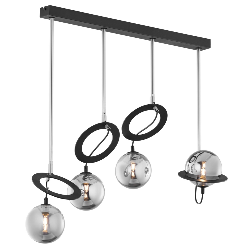 Jupiter 1896 - Chandelier on a pole PLANET 4xG9/10W/230V matte chrome