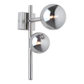 Jupiter 1903 - NEPTUN Wall Lamp 2xG9/14W/230V matte chrome/smoked grey