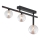 Jupiter 1904 - NEPTUN Flush-mount Ceiling Light 3x G9/14W/230V, Black