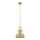 Jupiter 1914 - Chandelier on a pole PLATINO 1xE27/60W/230V brass