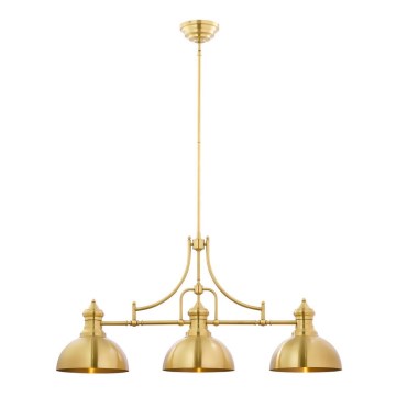 Jupiter 1915 - Chandelier on a pole PLATINO 3xE27/60W/230V brass