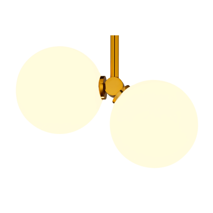Jupiter 1918 - Chandelier on a pole LUNA 2xG9/40W/230V brass/black