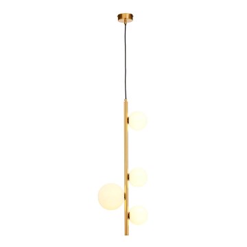 Jupiter 1921 - Chandelier on a string TAIDA 4xG9/40W/230V brass