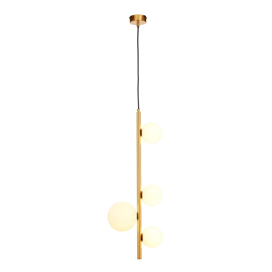 Jupiter 1921 - Chandelier on a string TAIDA 4xG9/40W/230V brass