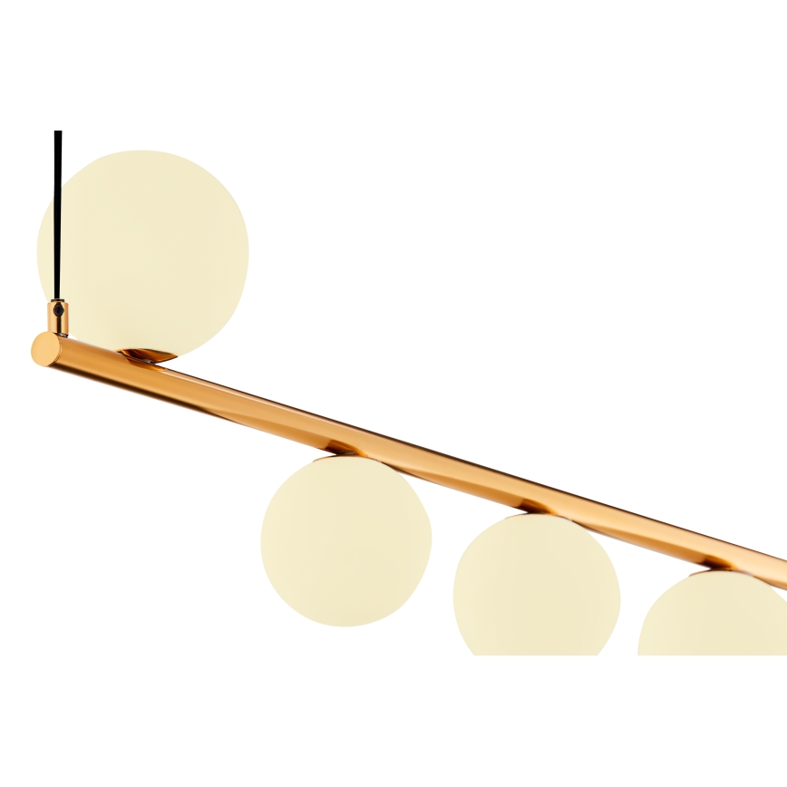 Jupiter 1922 - Chandelier on a string TAIDA 6xG9/40W/230V brass