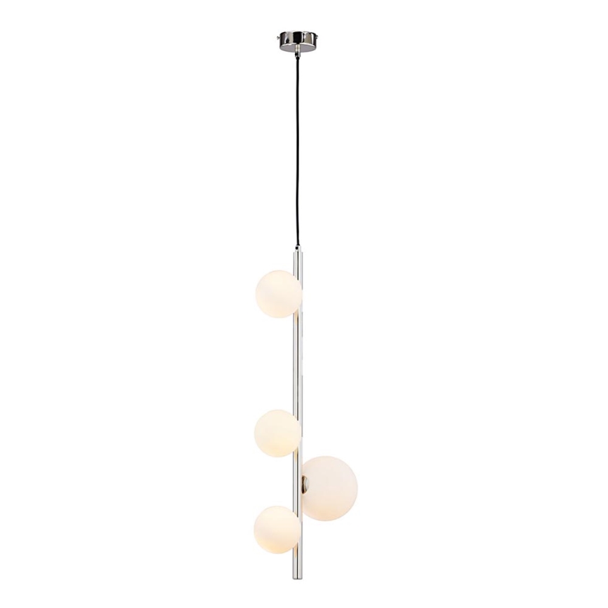 Jupiter 1925 - Chandelier on a string TAIDA 4xG9/40W/230V shiny chrome