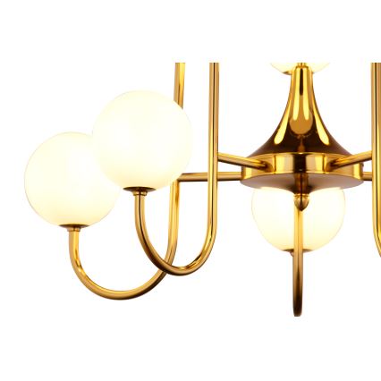 Jupiter 1942 - Chandelier on a pole SELEN 10xG9/40W/230V brass