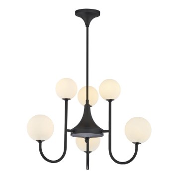 Jupiter 1947 - Chandelier on a pole SELEN 6xG9/40W/230V black
