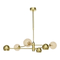 Jupiter 1963 - Chandelier on a pole MOKA 3xGU10/10W/230V + 3xG9/10W/230V gold/beige