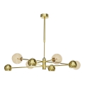 Jupiter 1969 - Chandelier on a pole MOKA 4xGU10/10W/230V + 4xG9/10W/230V gold/beige