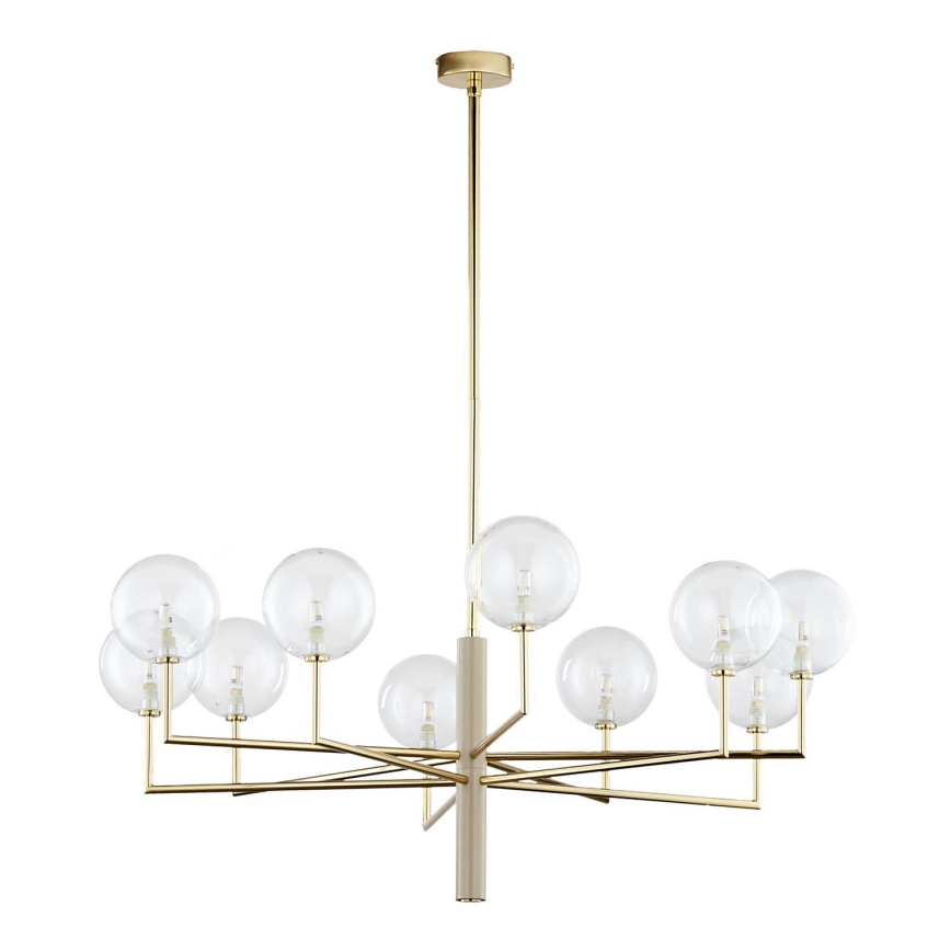 Jupiter 1976 - Chandelier on a pole FEME 10xG9/10W/230V gold