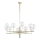 Jupiter 1976 - Chandelier on a pole FEME 10xG9/10W/230V gold