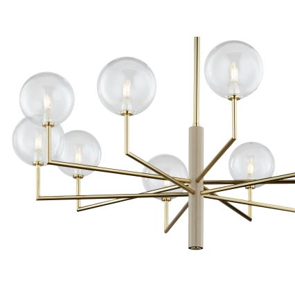 Jupiter 1976 - Chandelier on a pole FEME 10xG9/10W/230V gold