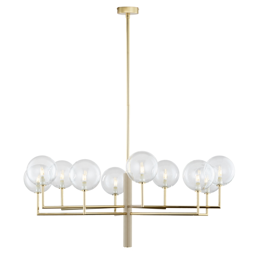 Jupiter 1976 - Chandelier on a pole FEME 10xG9/10W/230V gold