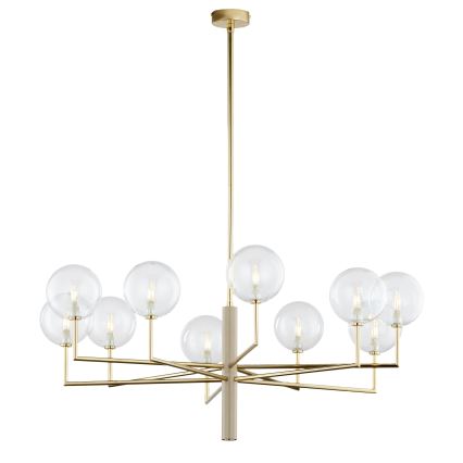 Jupiter 1976 - Chandelier on a pole FEME 10xG9/10W/230V gold