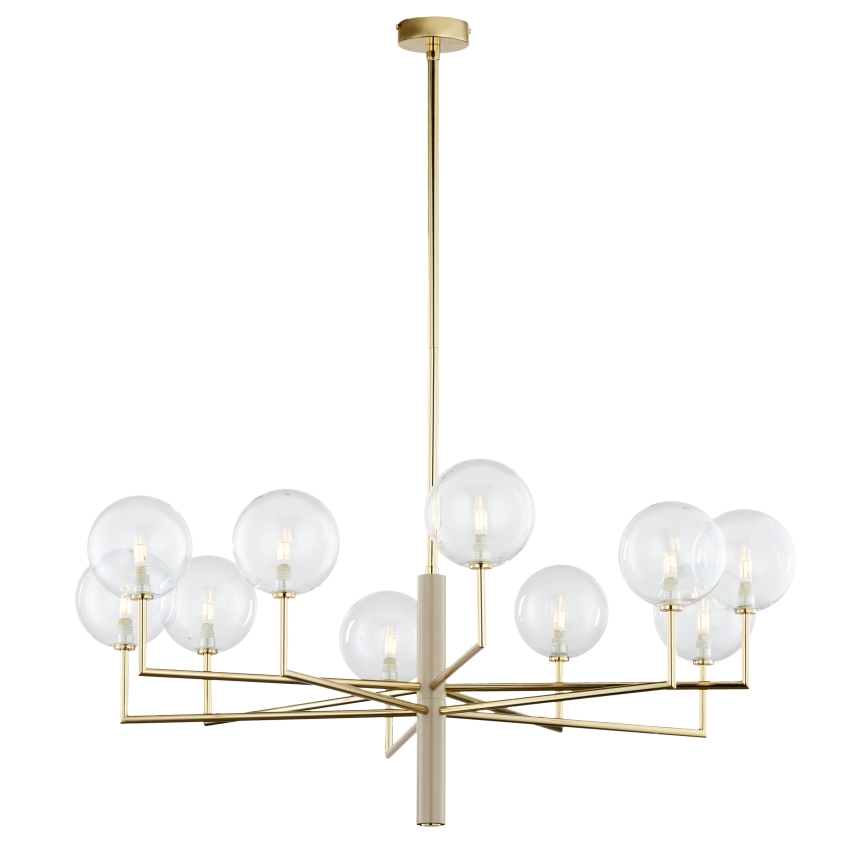 Jupiter 1976 - Chandelier on a pole FEME 10xG9/10W/230V gold