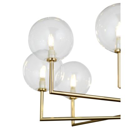 Jupiter 1976 - Chandelier on a pole FEME 10xG9/10W/230V gold
