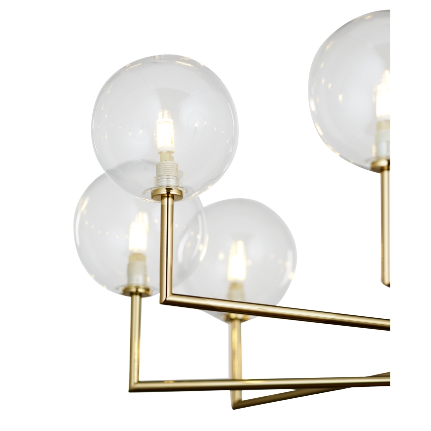 Jupiter 1976 - Chandelier on a pole FEME 10xG9/10W/230V gold
