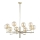 Jupiter 1977 - Chandelier on a pole FEME 10xG9/10W/230V gold/beige